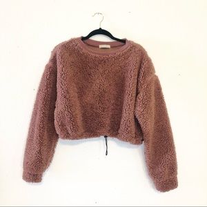 Teddy Crop Sweater